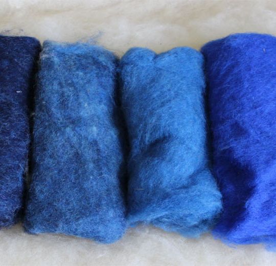 dunkelblau - stahblau - dunkles jeansblau - helles jeansblau - hellblau - kornblau - petrol - türkis